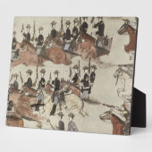 De terugtrekking van majoor Marcus Reno voor de In Fotoplaat (Zijkant)