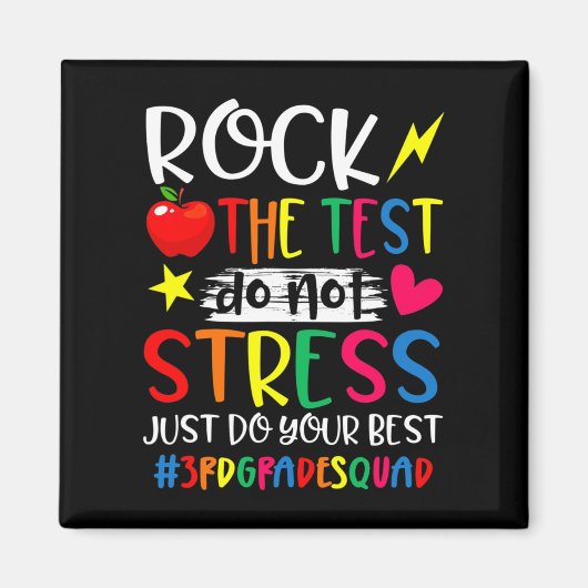 De test Doe je beste testdag 3e klas leraar S Magneet (Voorkant)