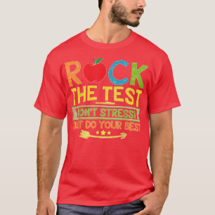De test doet gewoon je beste grappige testdag t-shirt