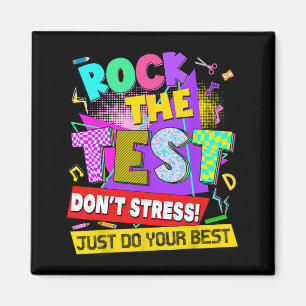 De Test Dont Stress Testing Dag Leraren Studenten Magneet