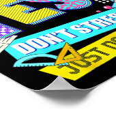 De Test Dont Stress Testing Dag Leraren Studenten Poster (Hoek)