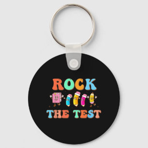 De Test Gelukkig Testen Dag voor Leraar Student Sleutelhanger
