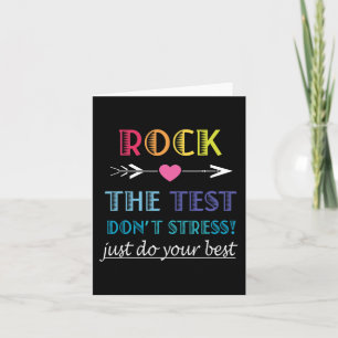 De Test-grappige School Student Teacher Day Kaart