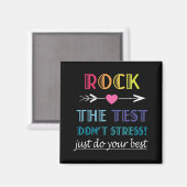 De Test-grappige School Student Teacher Day Magneet (Voorkant / Achterkant)