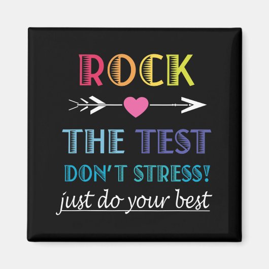 De Test-grappige School Student Teacher Day Magneet (Voorkant)