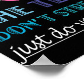 De Test-grappige School Student Teacher Day Poster (Hoek)