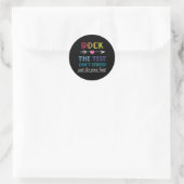 De Test-grappige School Student Teacher Day Ronde Sticker (Tas)