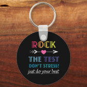 De Test-grappige School Student Teacher Day Sleutelhanger (Voorkant)