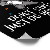 De test is niet genoeg om je best te doen poster (Hoek)