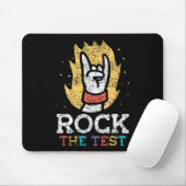 De test leraar score testen examen testdag muismat (Met muis)