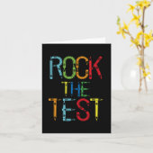 De Test Leraar Test Dag Grappige Testdag Leraar Kaart (Gele Bloem)