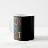 De Test Leraar Test Dag Grappige Testdag Leraar Koffiemok (Voorkant links)
