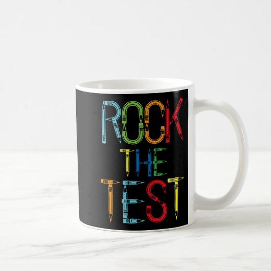 De Test Leraar Test Dag Grappige Testdag Leraar Koffiemok (Rechts)