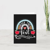 De Test Leraar Test Dag Testen Dag Grappige Leraar Kaart (Voorkant)