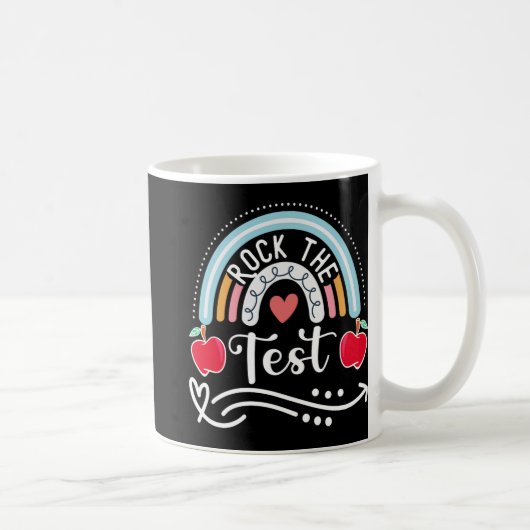 De Test Leraar Test Dag Testen Dag Grappige Leraar Koffiemok (Rechts)