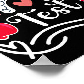 De Test Leraar Test Dag Testen Dag Grappige Leraar Poster (Hoek)