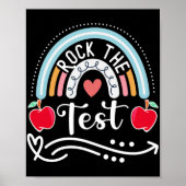 De Test Leraar Test Dag Testen Dag Grappige Leraar Poster (Voorkant)