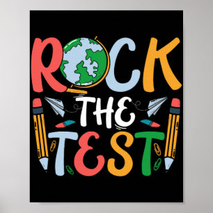 De Test Leraar Test Dag Testen Dag Grappige Leraar Poster