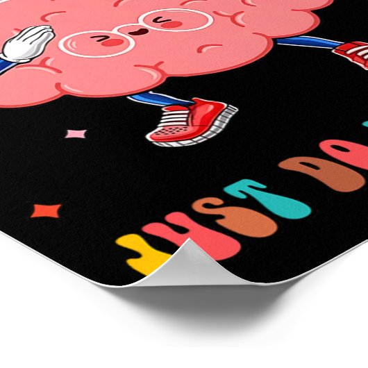 De test niet stresstestdag leraar student poster (Hoek)