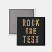 De Test Retro Motivatie Testing Day Teacher St Magneet (Voorkant / Achterkant)