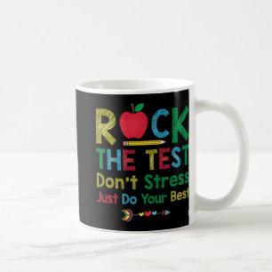 De test stress niet alleen doen best grappig leraa koffiemok