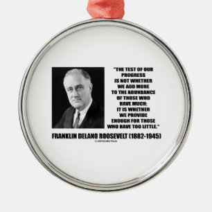De test van onze vooruitgang levert genoeg F.D. Ro Metalen Ornament