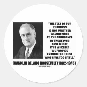 De test van onze vooruitgang voegt genoeg te weini ronde sticker