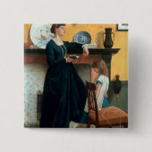 De test vierkante button 5,1 cm (Voorkant)