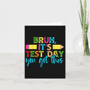 De testdag dat je deze testdag kreeg, heb je een l kaart