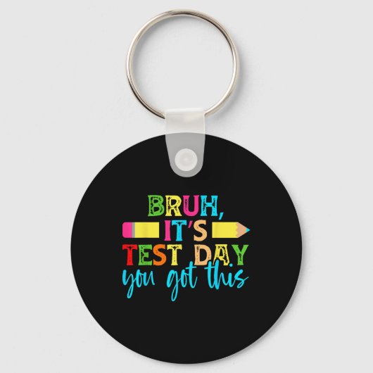 De testdag dat je deze testdag kreeg, heb je een l sleutelhanger (Voorkant)