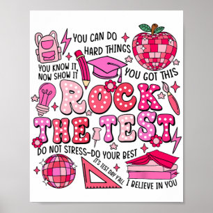 De testdag niet stress doe je beste thee poster