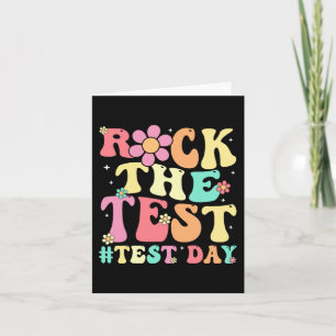 De testdag Retro Motivatie Teacher St Kaart