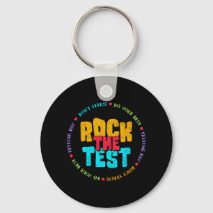 De testdag Retro Motivatie Teacher St Sleutelhanger