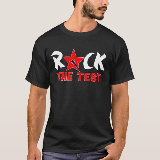 De testdag van de leraar testen t-shirt (Voorkant)