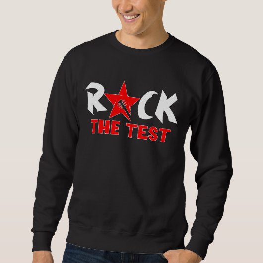 De testdag van de leraar testen trui (Voorkant)