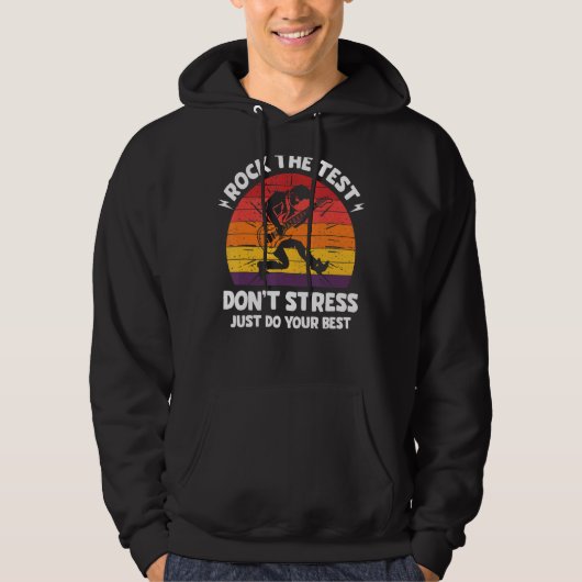 De testdag van de testdag van de testbank wordt de hoodie (Voorkant)