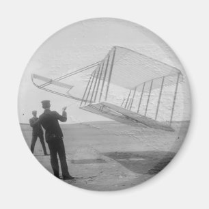 De testvlucht van de gebroeders Wright Magneet