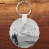 De testvlucht van de Wright Brothers Sleutelhanger (Voorkant)