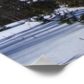 De Tetons in februari Poster (Hoek)