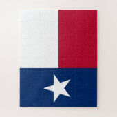 De Texaanse Lone Star State-vlag van Texas Legpuzzel (Verticaal)