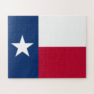 De Texaanse Lone Star State-vlag van Texas Legpuzzel