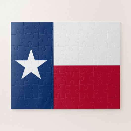 De Texaanse Lone Star State-vlag van Texas Legpuzzel (Horizontaal)