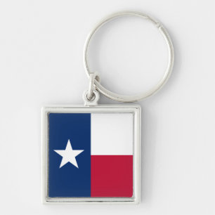 De Texaanse Lone Star State-vlag van Texas Sleutelhanger