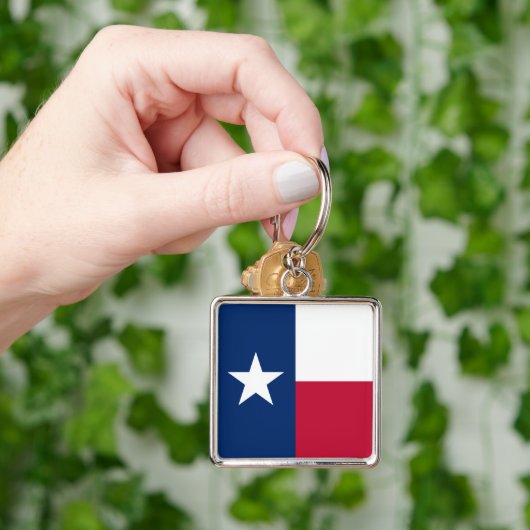 De Texaanse Lone Star State-vlag van Texas Sleutelhanger (Hand)