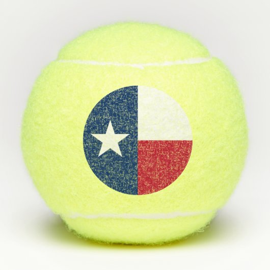 De Texaanse Lone Star State-vlag van Texas Tennisballen (Voorkant)