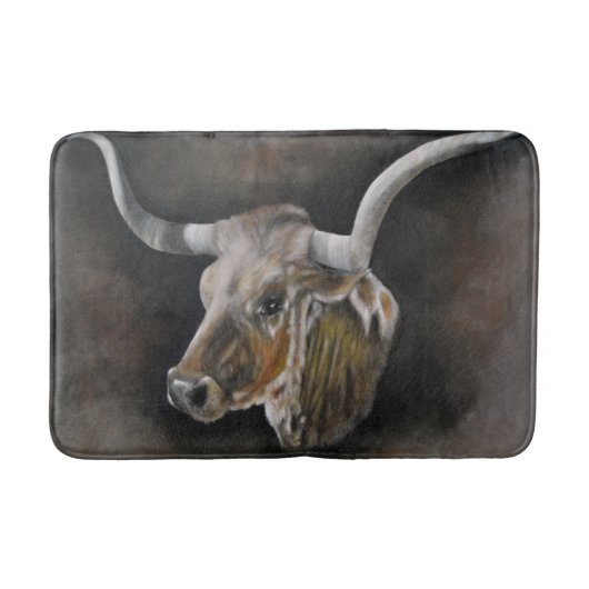 De Texas Longhorn Badmat (Voorkant)