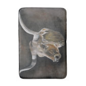De Texas Longhorn Badmat (Voorkant Verticaal)
