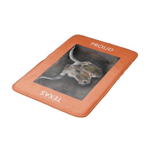 De Texas Longhorn Badmat (Gekanteld)