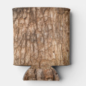 De textuur van de boomschors, natuurlijke houten a blikjeskoeler (Achterkant)