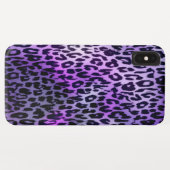 De textuur van de luipaard van de dierlijk retrore Case-Mate iPhone case (Achterkant (horizontaal))